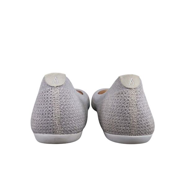 Allbirds Shoes Womens 8 Ballet Flats Tree Breezer Slip On Casual Breathable Grey - Picture 5 of 14